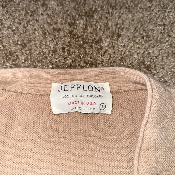 Vintage 90 Jefflon Cardigan Button Up V-neck Mens Size Large Knit Sweater - Picture 3 of 7